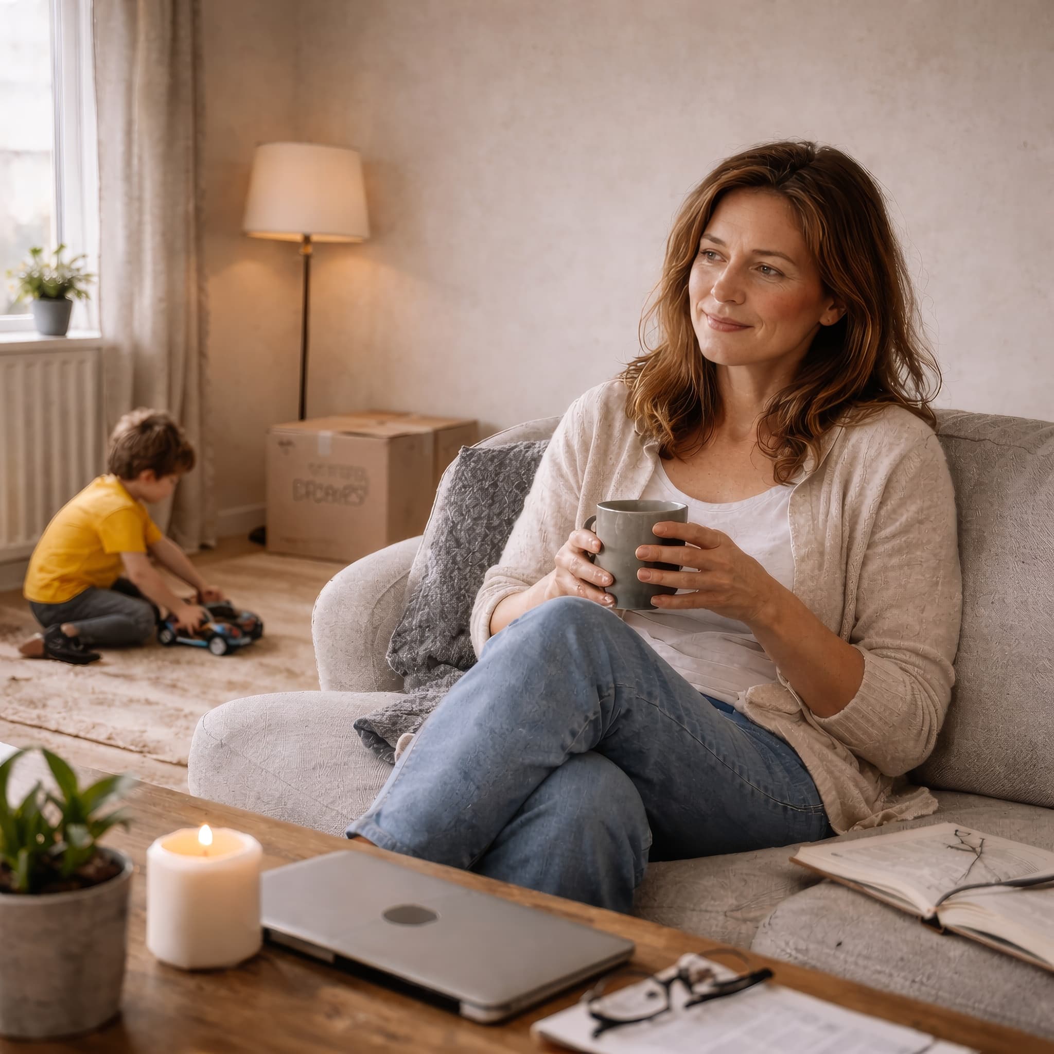 Feeling settled and at home after restarting life abroad.